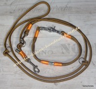 Leinenset Reepschnur gold-schwarz