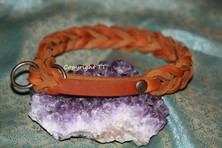 Fettlederhalsband Zugstopp