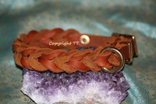 Fettlederhalsband 12mm Leder