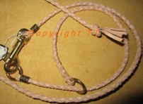 Durchzugshalsband Känguruleder