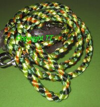 Bunte Leine Grüntöne