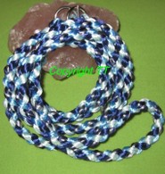 Bunte Leine Blautöne