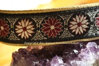 Halsband Daysies bordeaux 38-52cm