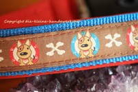 Halsband Puppies rot 34-44cm