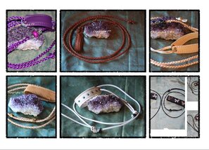 Showleine mit Kehlkopfschutz nach Wunsch