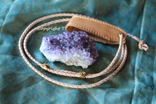 Showleine Känguruleder natur