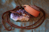 Showleine cognak-dunkelbraun