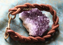 Halsband aus Rundleder 6mm