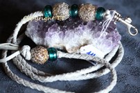 Schmuckleine perlmutt Unikat